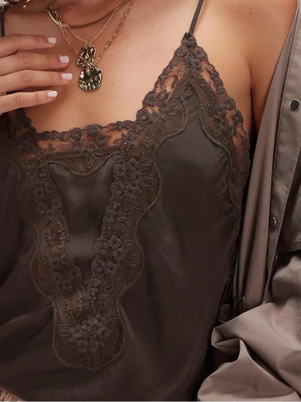 FREE PEOPLE SOMEONE LIKE YOU CAMI S - Picture 4 of 10